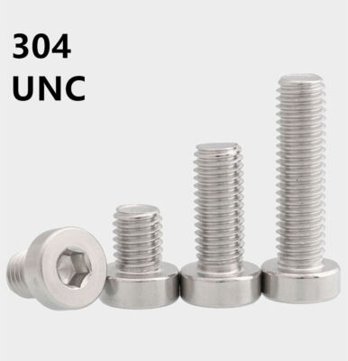 304 Stainless Steel Hexagon Socket Head Cap Screw With Low Head 4# 6# 8# 10# 1/4