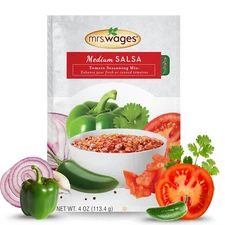 Mrs. Wages Medium Salsa Canning Mix, Quick and Easy, Simple-To-Use, Easy Storage
