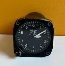 Kollsman Type MA-1 da 0 a 10.000 piedi, faccia da 3", circa 5", Atlimetro. Testato!