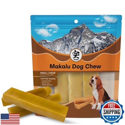 MAKALU DOG CHEW Small, Odor-Free Bully Sticks (15Ibs and Under) Milk Chews fo
