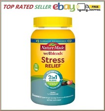 Nature Made Wellblends Stress Relief, 84 Strawberry Gummies with L-Theanine