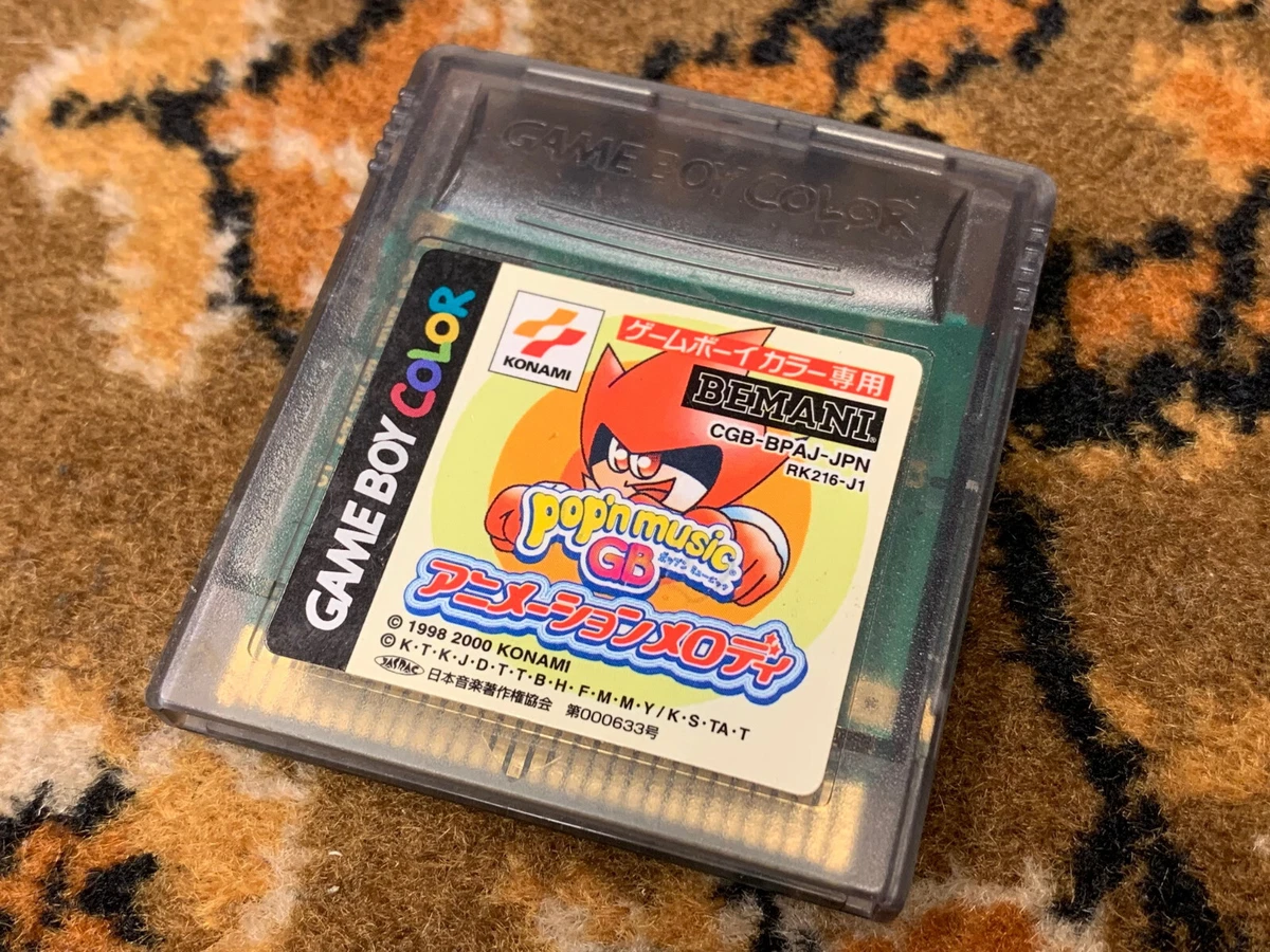 Pop'n Music Animation Melody GB Gameboy Color Import Japan
