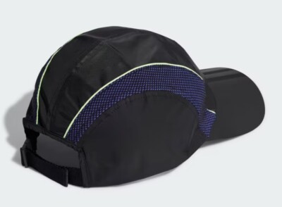 ADIDAS Baseball Cap Hat Black/Night Flash/Green Spark OSFM
