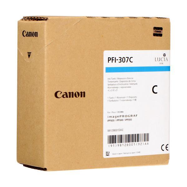 Canon PFI-307C Originale Ciano