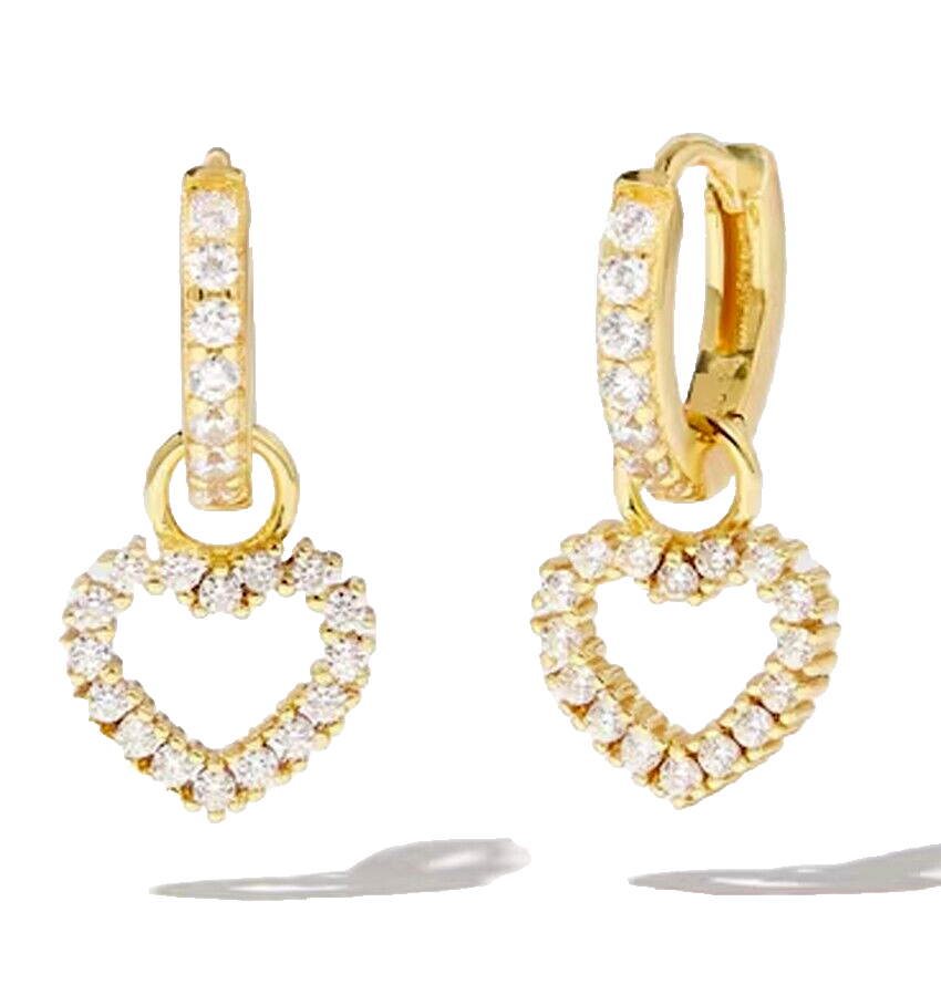1.20ct Natural round diamond 14k yellow gold wedding Dangler earrings