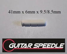 Bone 4 String Bass Guitar Nut 41mm x 6mm x 9.5/8.5mm