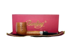 Barling Benjamin Fossil 1814 Tanshell...9mm...Silver...New In Box...England