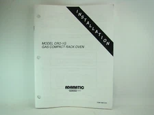 Hobart CRO-1G Gas Compact Rack Oven Installation Instructions