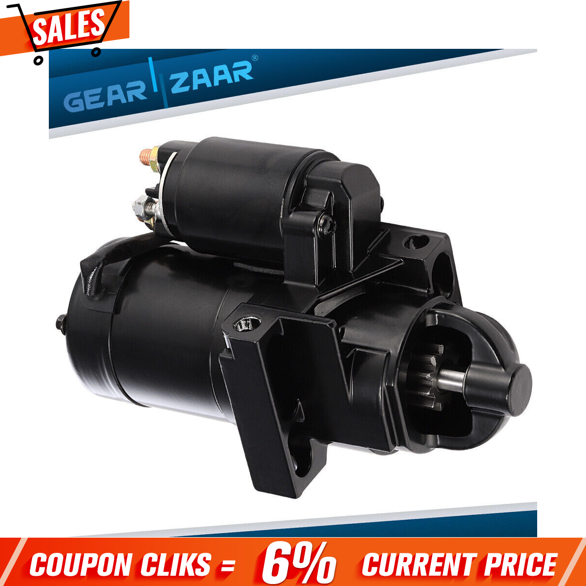 Starter SAE J1171 Certified Mercruiser & Volvo Penta V6 V8 Engines 96