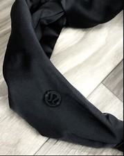 Lululemon Knot Stopping Headband Satin One Size   Graphite Grey GGRE 75910