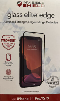 Invisible Shield Glass Elite Edge, Screen protector for iPhone