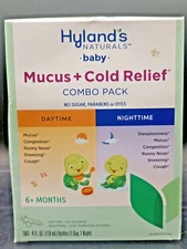 Hyland's Naturals Baby MUCUS COLD Relief - Combo Pack - 4Fl oz Ea.- EXP 06/26