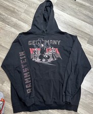 Vintage Rammstein Germany Mens Size 2XL Hoodie RARE Promodoro