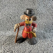 Extrem selten! Walt Disney Dagobert Ente stehend mit Geldbeutel alte Statue
