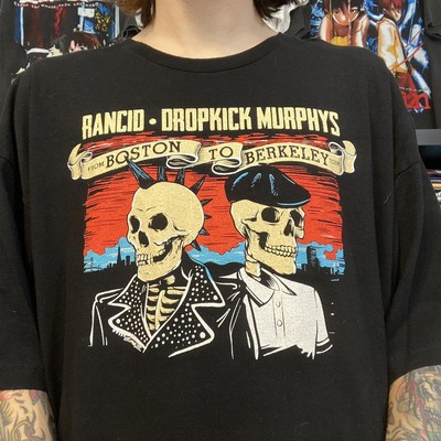 Dropkick Murphys Rancid Graphic Classic style Black T shirt Unisex NH16970