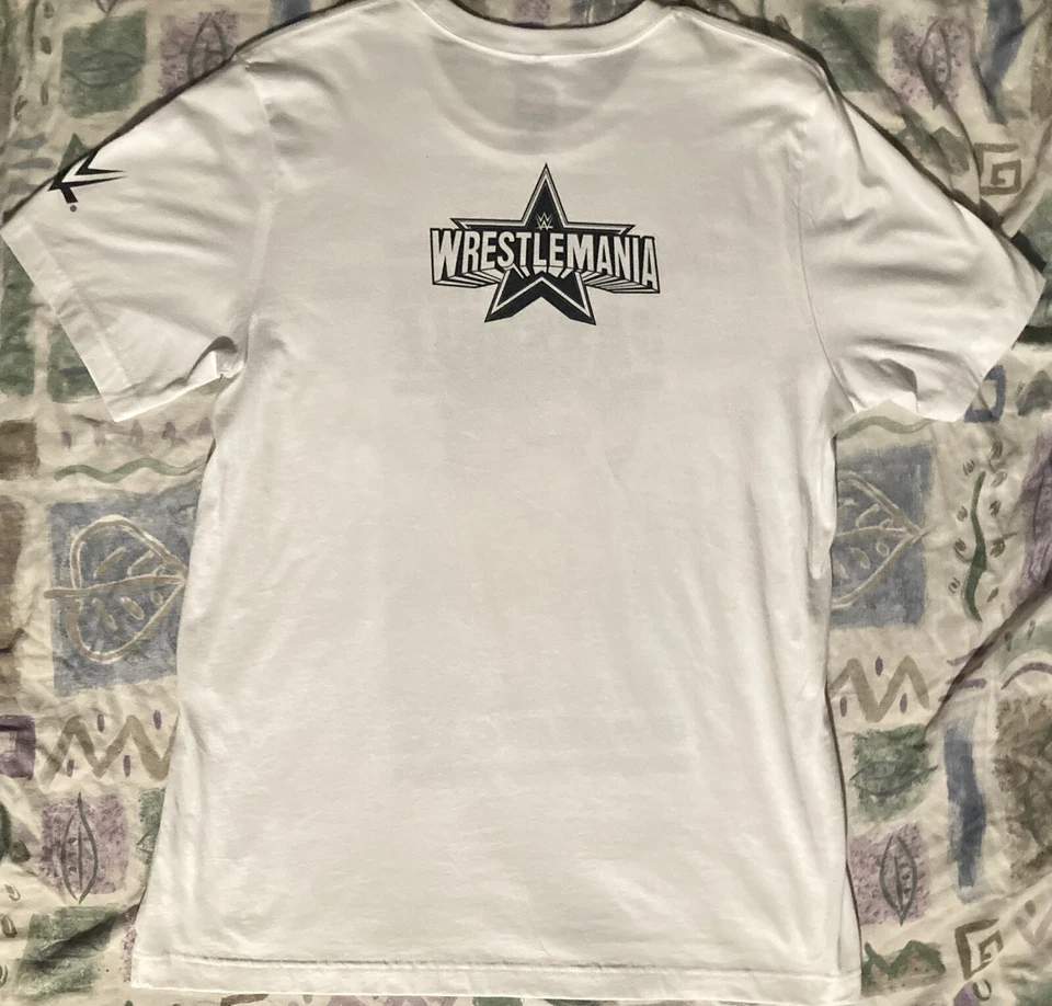 WWE Vince McMahon Devil I'm An A$$hole Wrestlemania 38 Shirt Size Large RARE WWF - Image 2 of 3