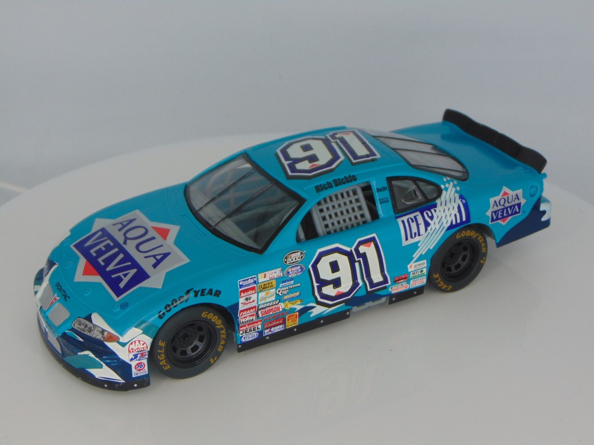 RACING CHAMPIONS 2000 RICH BICKLE #91 AQUA VELVA PONTIAC NASCAR 1