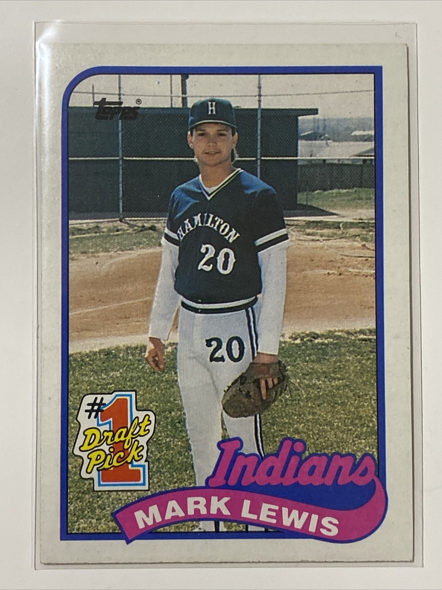 1989 Topps Baseball Mark Lewis RC Rookie #222 Cleveland