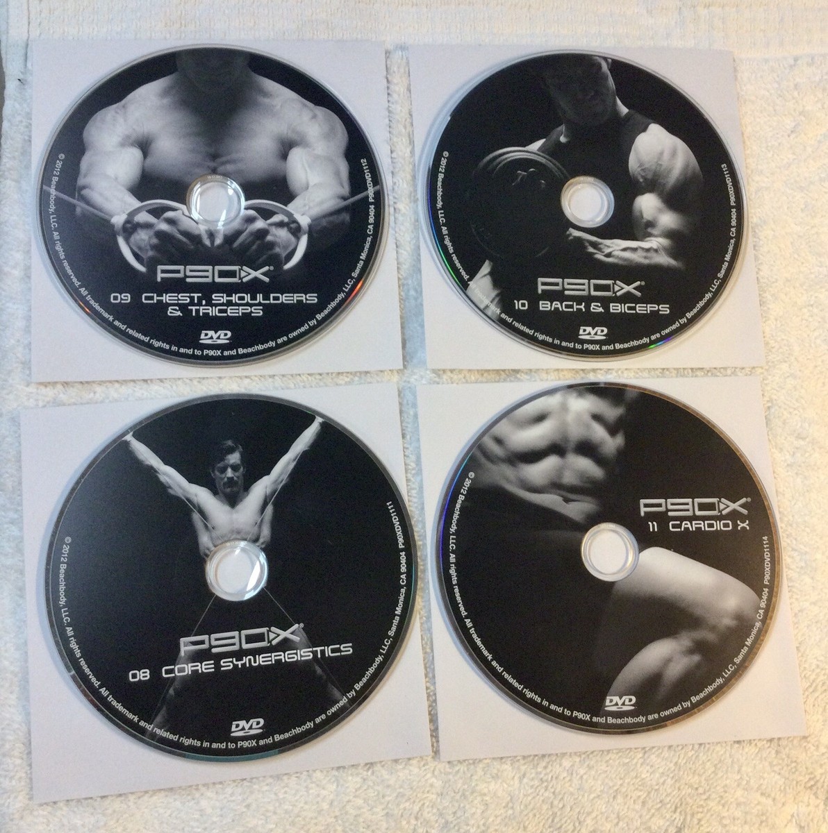 Beachbody P90X Extreme Home Fitness DVD Discs - 4 DVDs | eBay