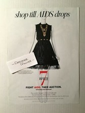 Seventh On Sale AIDS Benefit Lanvin Dress Scene Promotional 2005 Print Ad