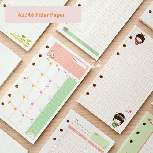 Cute Creative Colored Binder Planner Filler Paper School Office Supplies 45pcs S - Afbeelding 1 van 23