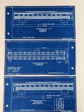 Pennsylvania PRR Staten Island Pullman Sleeper Passenger Car PS21C Diagrams 1952