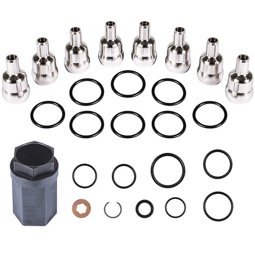Oil Rail Ball Tube O-Rings Repair Kit Injector Seal Kit For Ford 6.0L 2003-2007 - Picture 9 of 12