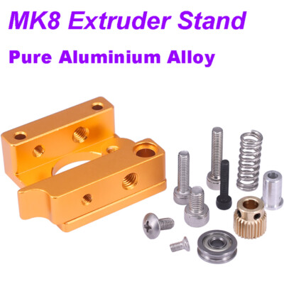 MK8 Extruder Aluminium Block Right Left Hand For 1.75mm Filament 3D Printer