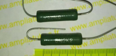 Lot De 3 Résistances Sfernice 25W 1.27 KOhm Aluminium - NOS (New Old Stock), Pour électronique