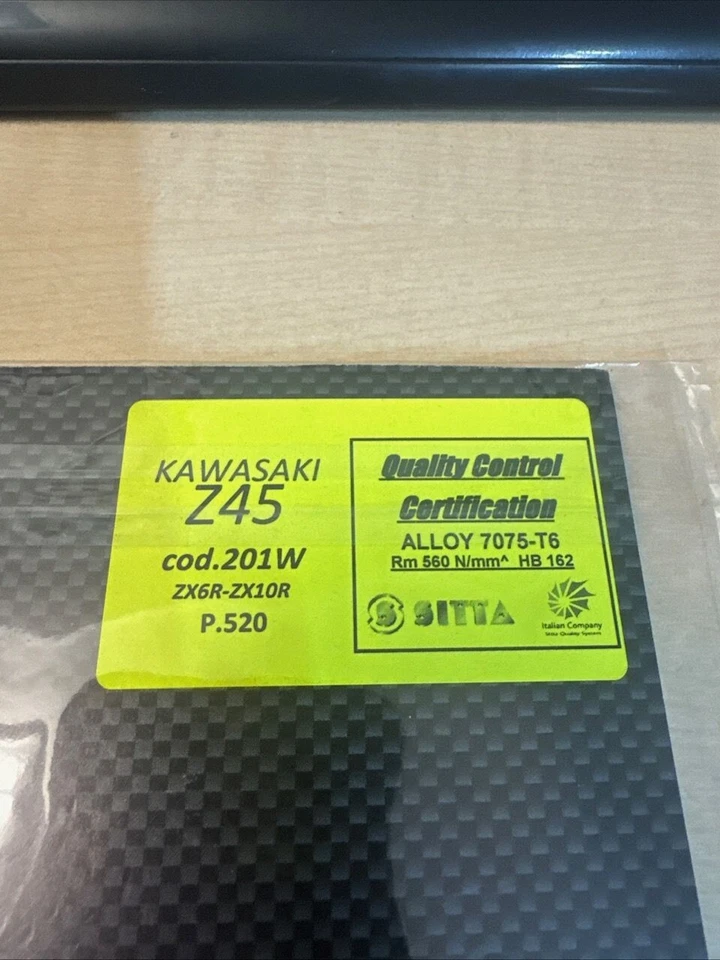 Sitta Alu Kettenrad 45 Z für Kawasaki ZXR400, ZX400L, #520, 478-45, green - Bild 3 von 3