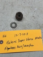 Bolens Super Versa-Matic 15FD01 Kohler K90 Flywheel Toothed Nut And Washer