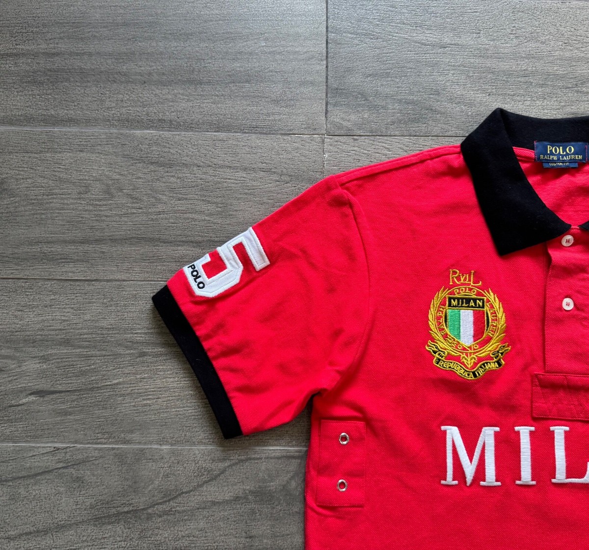 Polo Ralph Lauren Milan Italy #5 Polo Shirt Big Pony Chief