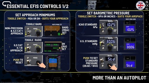Universal Autopilot MCP with EFIS Controls - Professional Flight Sim Hardware - Picture 9 of 14