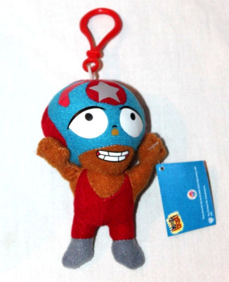 NEW WITH TAGS MUCHA LUCHA RIKOCHET 4'' TALL PLUSH CLIP