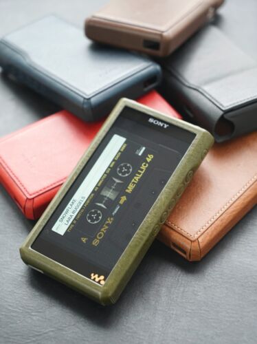 Dignis For Sony NW-WM1AM2 NW-WM1ZM2 Case Walkman Genuine Leather Case Cover - Picture 1 of 36