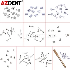 10 Model AZDENT Dental Orthodontic Crimpable Hook Stops Type 10pcs/pack
