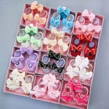 Elastic Lace Bow Headband - Princess Socks Set Newborn Baby Accessories 2Pcs/Lot