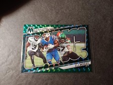 2023 Panini Mosaic Bang! Green Mosaic Prizm CJ Mosley #B-CJ NY Jets 