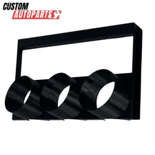 Mazda RX-7 FC S4 Radio Panel | 52mm Triple Gauge Pod | Single DIN Mount