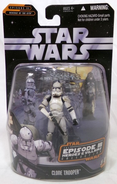 "Star Wars Episode Iii Helden & Schurken Clone Trooper 3.75\" Figur Hasbro 2006"-image