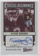 2021 Panini Classics Classic Beginnings Signatures 20/99 Dyami Brown Auto 7eo