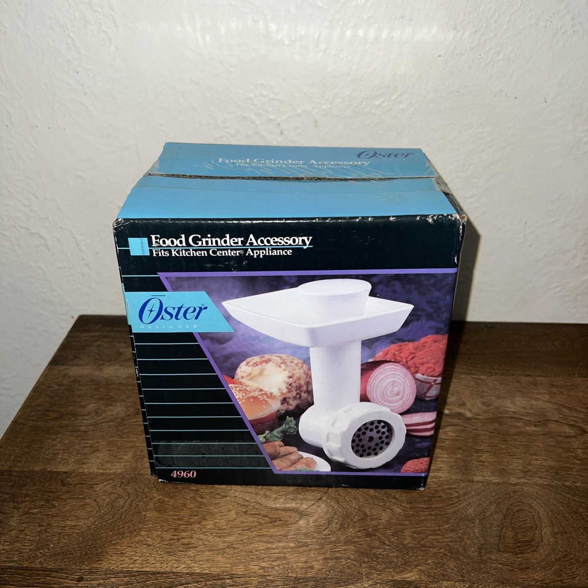 Oster 4960 Food Grinder Accessory Nib Vintage kitchen center