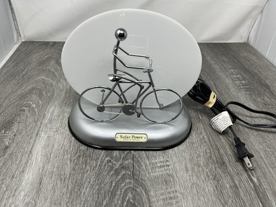 Solar Powered Cyclist Sculpture Model# 20/66 By Artist Ishiguro BABY EINSTEIN