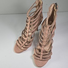 PRICE DROP BCBGENERATION Jacqueline Size 9 B Strappy Stiletto Heels Cage Sandals