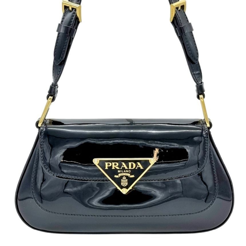 Prada Brushed Leather Shoulder Bag PRB021073 127649226 thumbnail 5