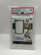 2018 PANINI NAT. TREAS. SAM DARNOLD PATCH AUTO - GREEN JSY