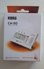 Korg Chromatic Tuner w/ Output Jack, Folding Stand CA-50 White
