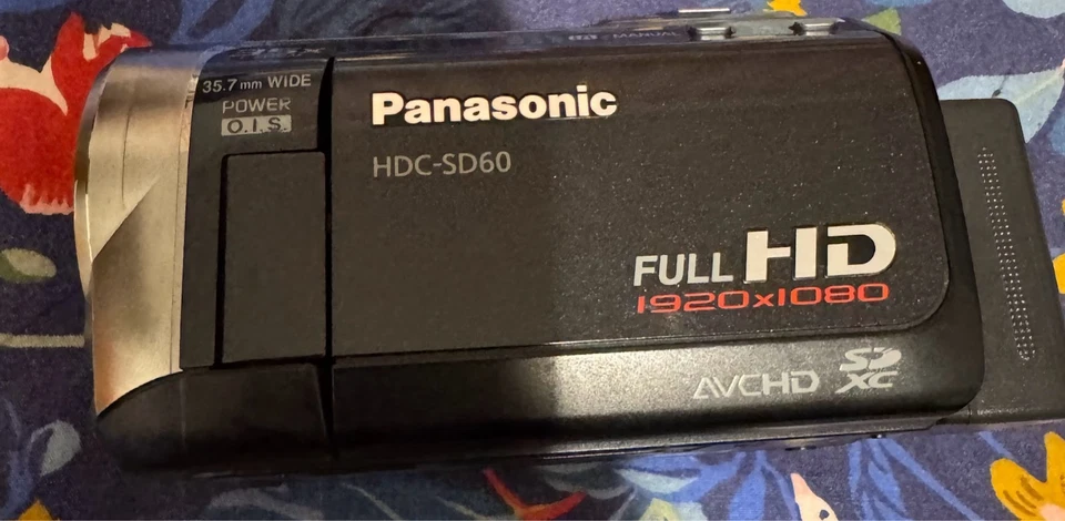 Panasonic HDC-SD60 Camcorder + Case - PARTS ONLY (No charger) - Image 2 of 2