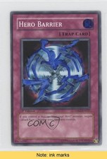 Hero Barrier 1st Ed. YuGiOh Jaden Yuki 2 Duelist Pack #DP03-EN027 2007 READ 0j6