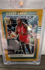 2025 Panini Donruss WNBA - Jersey Series Chelsea Gray #21 Gold 3/10 (MEM)